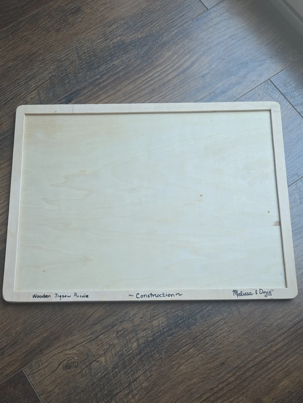 Melissa And Doug Wooden Construction Puzzle